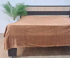 Покривало велюр без упаковки 150х200 Chocolate (1183)
