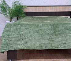 Покривало велюр без упаковки 150х200 Green (1180)
