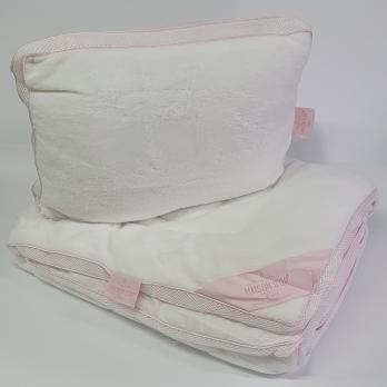 Набір дитячий Maison D'or Ковдра і Подушка Coral Pink