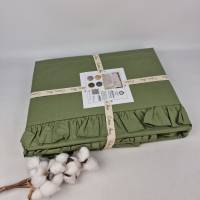 Постільна білизна AE ранфорс 200x220 Ruffled Olive