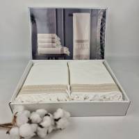 Рушники Maison D'or 3шт Harvey Ecru/Beige
