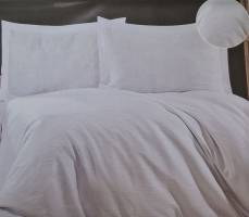 Постільна білизна AE сатин жакард 200x220 см Prive 2 White