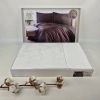Постільна білизна AE сатин жакард 200x220 см Prive 3 White