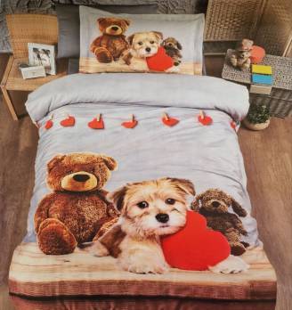 Постільна білизна First Choice 3D сатин 160x220 Dobi