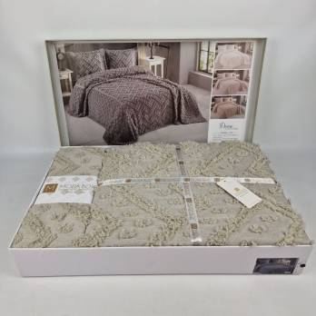 Покривало Moda Box 240х260 з наволочками Dina Gri