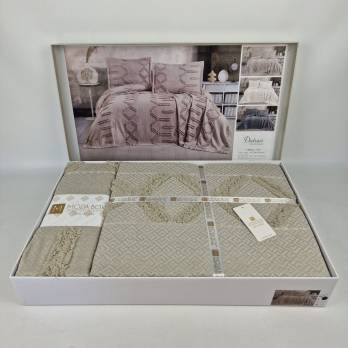 Покривало Moda Box 240х260 з наволочками Duhan Gri