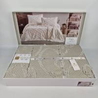 Покривало Moda Box 240х260 з наволочками Loren Gri