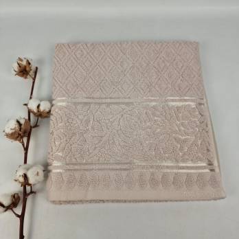 Рушник Philippus Lux Cotton 70x140 Mottya Бежевий (Е927)
