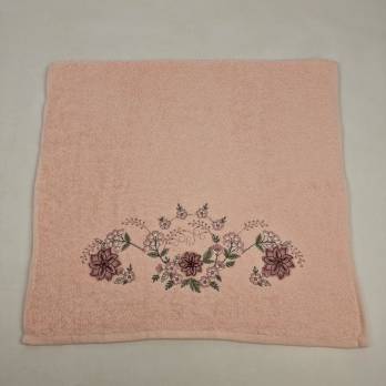 Рушник 70х140 AE Spring Flowers model-11 Пудровий