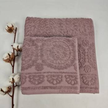 Набір рушників Philippus Prime Cotton 2 шт Discover Фіолетовий (A397)