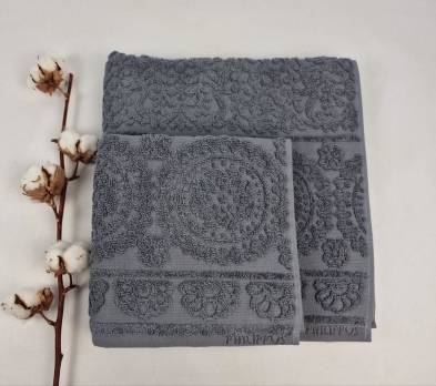 Набір рушників Philippus Prime Cotton 2 шт Discover Сірий (A397)