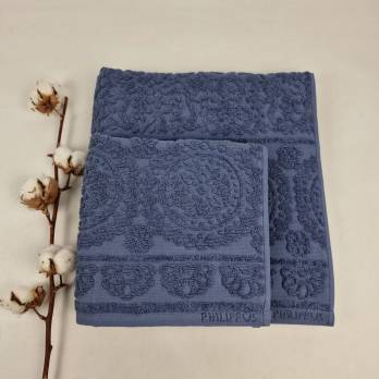 Набір рушників Philippus Prime Cotton 2 шт Discover Синій (A397)