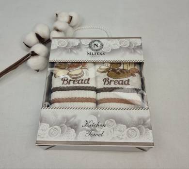 Набір вафельних рушників Nilteks 2 шт Towel Bread