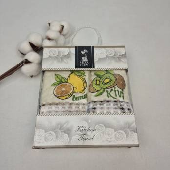 Набір вафельних рушників Nilteks 2 шт Towel Fruit