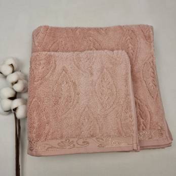 Набір рушників 2 шт АЕ Microcotton-2 Рожевий