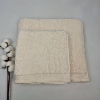 Набір рушників 2 шт АЕ Microcotton-2 Кремовий