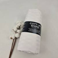 Простирадло на резинці Cotton Shine 180х200 з наволочками 50х70 біле