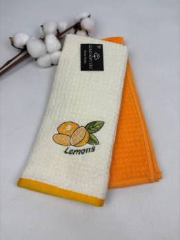 Набір рушників Nilteks 2 шт Honeycomb Lemons