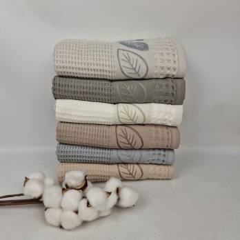 Набір рушників 6 шт Philippus Prime Cotton 50x90 Life Waffle (A466)