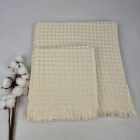 Набір рушників Philippus Prime Cotton 2 шт Waffle Молочний (A390)