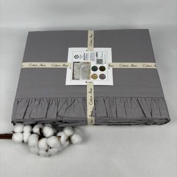 Постільна білизна AE ранфорс 200x220 Ruffled Grey
