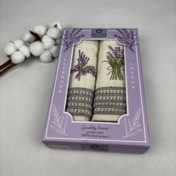 Набір вафельних рушників Nilteks 2 шт Qualite Lavander