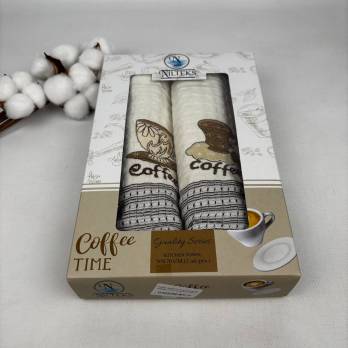Набір вафельних рушників Nilteks 2 шт Qualite Coffe 2