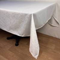 Скатертина жакардова 160х260 см Cream