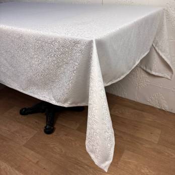 Скатертина жакардова 160х260 см Cream