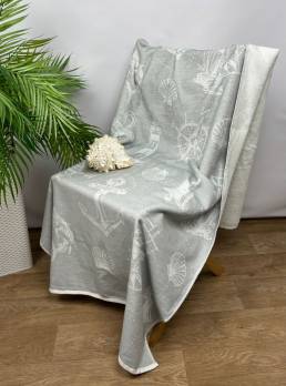 Рушник пляжний пештемаль Pupilla 90х180 Karayip Gri