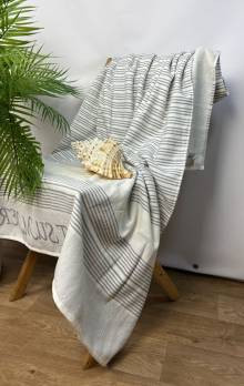 Рушник пляжний пештемаль Pupilla 90х180 Hot Summer Lacivert
