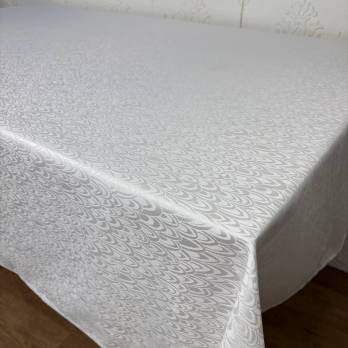 Скатертина жакардова 140х180 см Cream