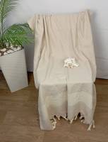 Рушник пляжний пештемаль MT 100х180 Beige