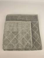 Набір рушників 2 шт АЕ  Romb -1 Light Grey