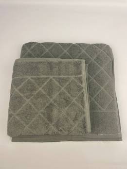 Набір рушників 2 шт АЕ  Romb -1  Grey