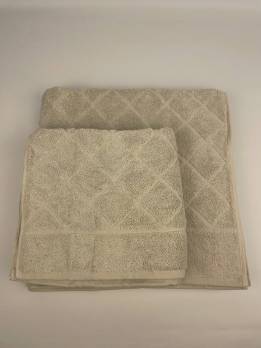 Набір рушників 2 шт АЕ  Romb -1 Beige