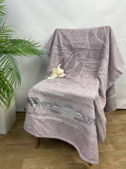 Пляжний рушник Philippus 90x170 K.Lila  (E256 Dolphins)