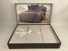 Постільна білизна AE преміум сатин 160x220 Helin Grey