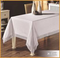 Скатертина мереживо Maison Royale 160x300 KDK White - Уцінений товар