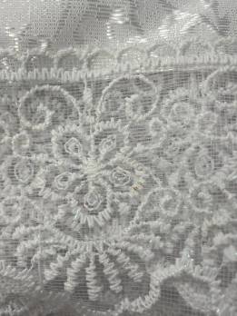 Скатертина мереживо Maison Royale 160x300 KDK White - Уцінений товар