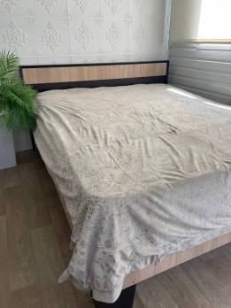 Покривало велюр Laura Grand 220х240 бежевий