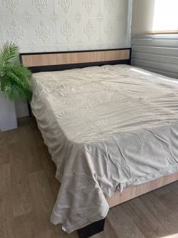 Покривало велюр Laura Grand 220х240 бежевий