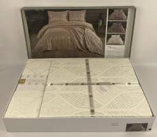 Покривало Moda Box 240х260 з наволочками Henna Krem