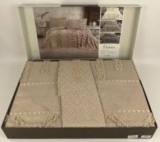 Покривало Moda Box 240х260 з наволочками Duhan Beige