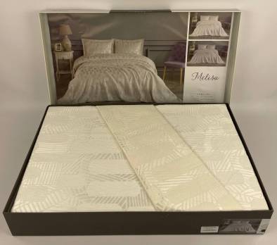 Покривало Moda Box 240х260 з наволочками Melisa Krem