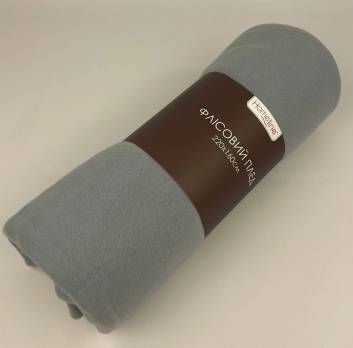 Плед флісовий Home Line 160х220 Полар принт Grey