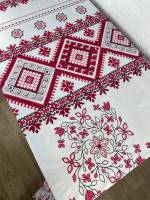 Скатертина Homey Vibe Etno 200x220 Червона