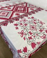 Скатертина Homey Vibe Etno 200x220 Червона