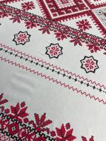 Скатертина Homey Vibe Etno 200x220 Червона