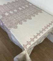 Скатертина Homey Vibe Etno 200x220 Бежева